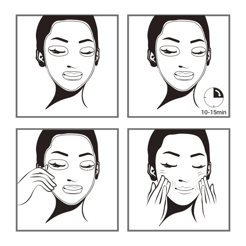 

7PCS Fruit Plant Extract Masks Lighten Tighten Brighten Water Skin Essence Repairing Stratum Corneum Skin Care