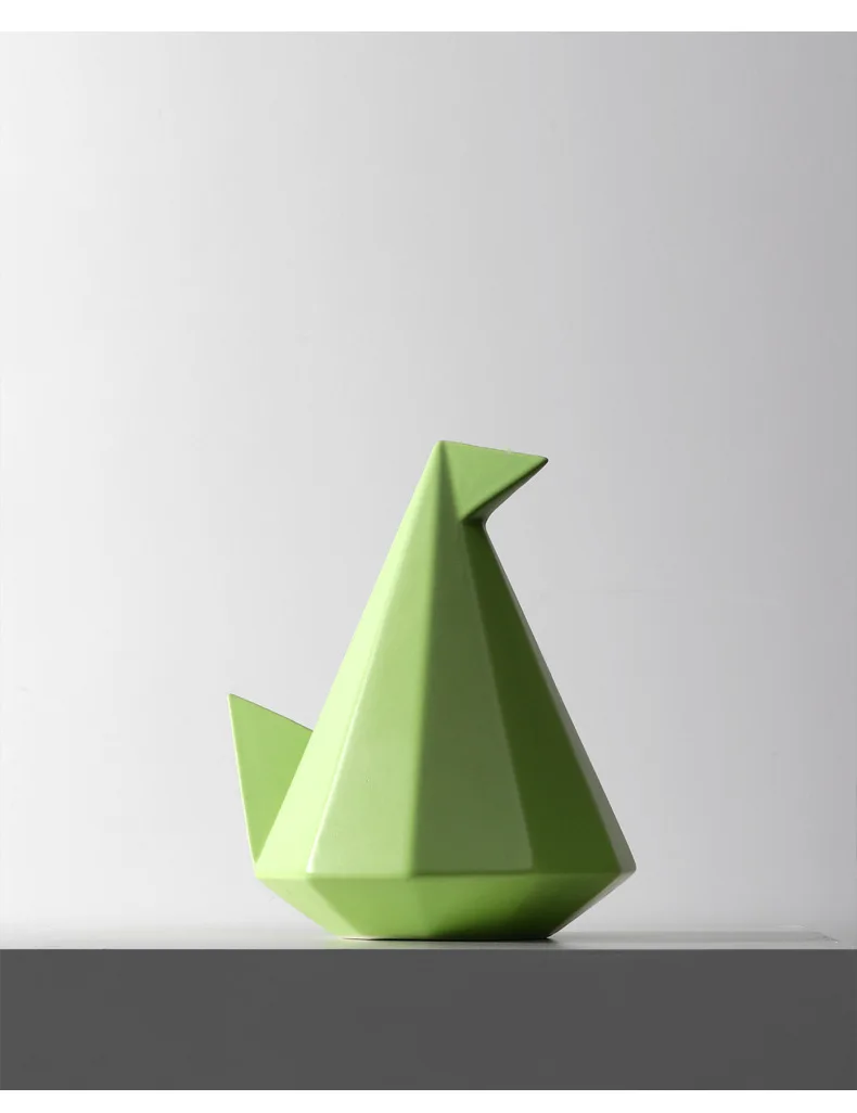 Креативное керамическое украшение в виде птицы освещение роскошное для дома