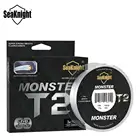 Рыболовная леска SeaKnight MONSTER T2, 100% двойная структура фторуглеродного волокна, 100 м, микро-фторуглеродная леска, тонущие лески