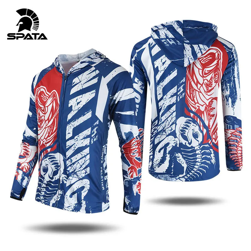 Новинка 2021 рыболовные рубашки SPATA защита от УФ лучей воздухопроницаемые