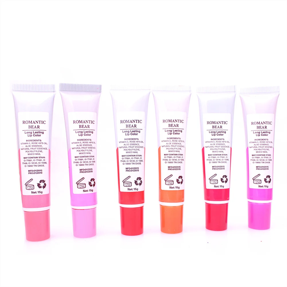 6 цветов s тату магический цвет краска для губ водостойкий стойкий блеск