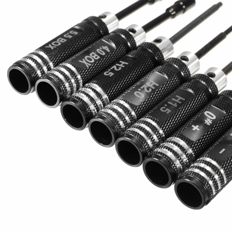 

7Pcs 1.5/2/2.5/3/4/5.5Mm Diy Hexagonal Hex Screw Driver Tool Set Screwdriver For Rc Camera Drone Fpv Quadcopter Helicopter Diy