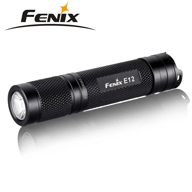 Fenix E12 Cree XP E2 130 люмен 2 режимный светодиодный водонепроницаемый ручной фонарик для