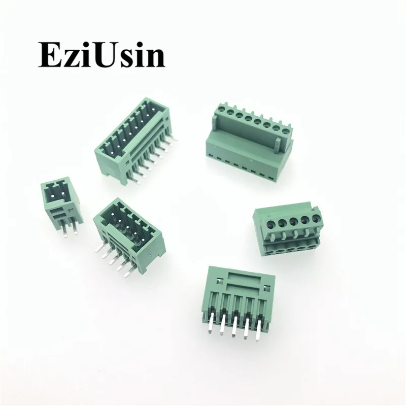 2EDG2.54 2 54 мм KF2EDG PCB винтовой клеммный блок разъем штыревой 2/3/4/5/6/7/8/9/10/12p