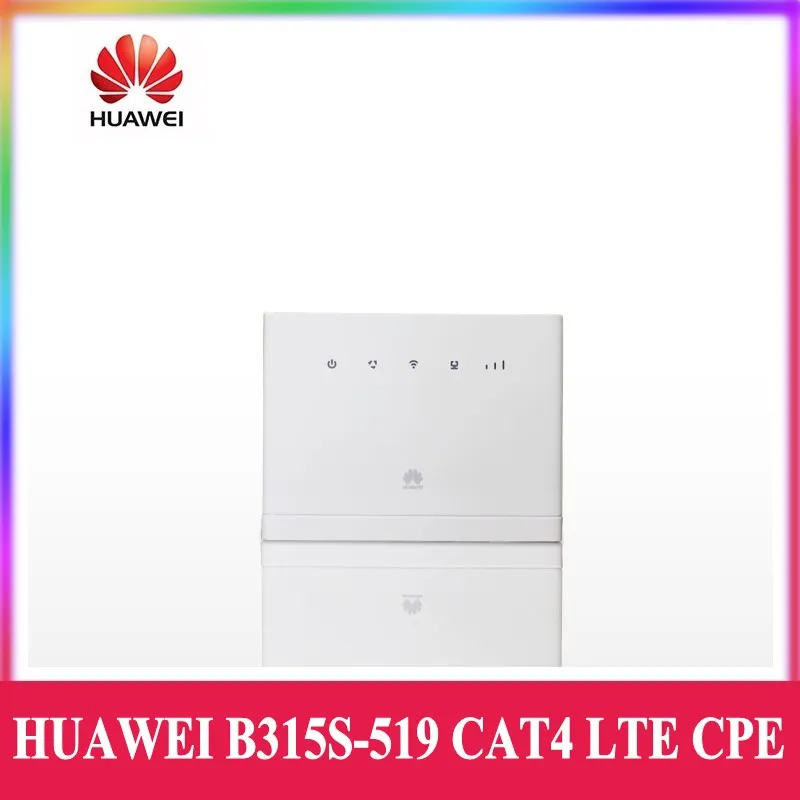 

Unlocked HUAWEI B315 B315S-519 CAT4 LTE CPE 150Mbps 4G LTE FDD TDD Wireless Gateway Wifi Router