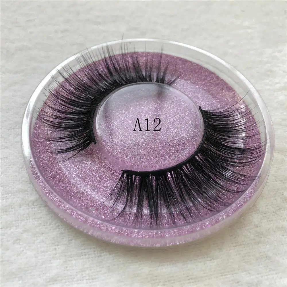 Высококачественные натуральные накладные ресницы длинный макияж 3d норковые для