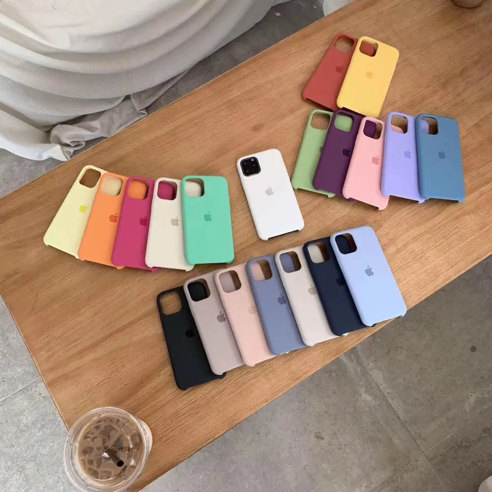 Высококачественный жидкий силиконовый чехол для телефона iPhone 11PRO MAX мягкая