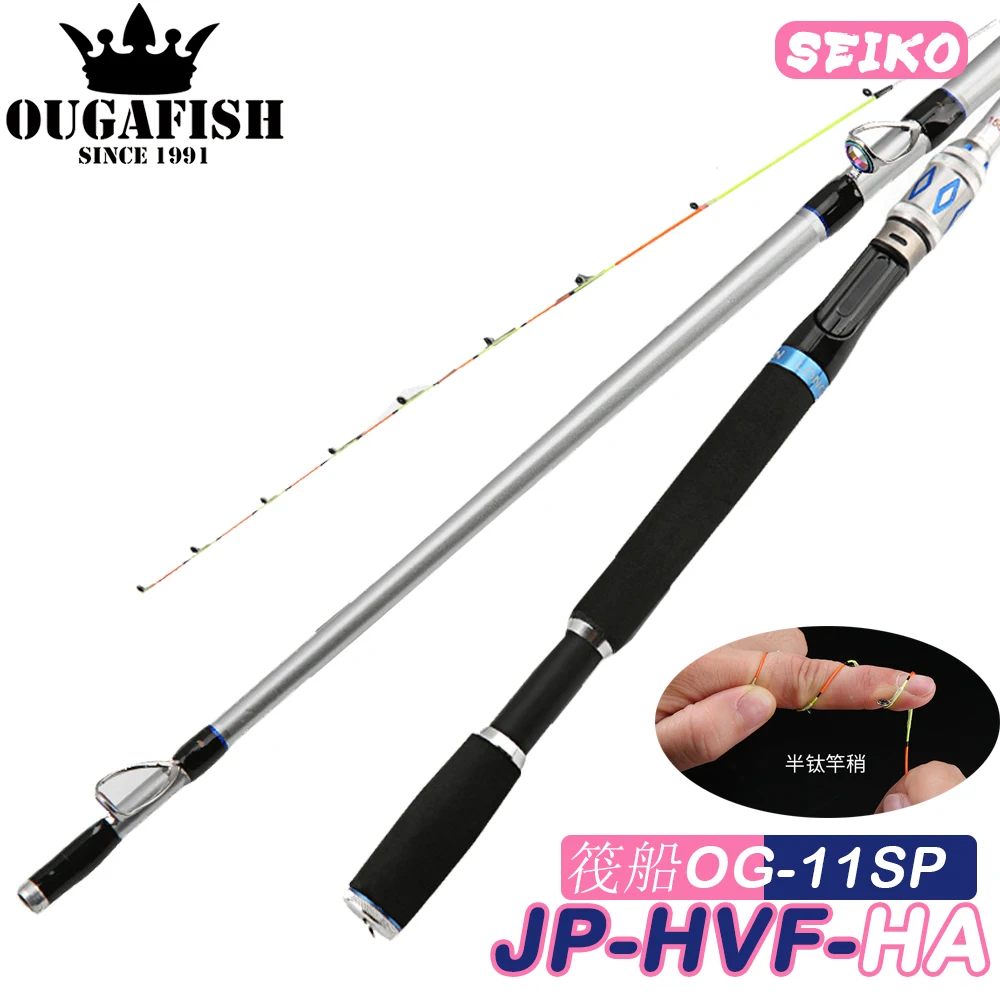 2022 Spinning Fishing Rod Sea Boat 1.3m-2.1m Double Tip UL&L  Canne A Peche Carbonne Fiber Saltwater Accessories 2 Section Tools