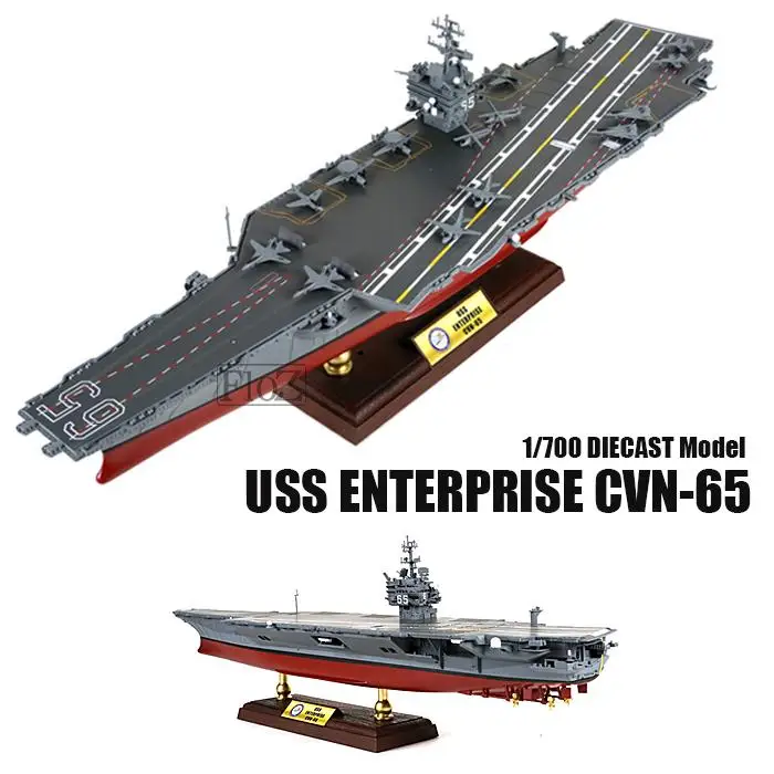 USS Энтерпрайз CVN 65 1/700 литая под давлением модель корабля FOV| |