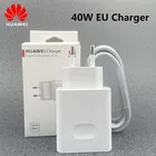 Оригинальное быстрое зарядное устройство Huawei Supercharge Mate 30 Pro, 40 Вт, европейская вилка, быстрая зарядка, 5 А, кабель Type-C, дорожный адаптер для P40 Mate 40 P30