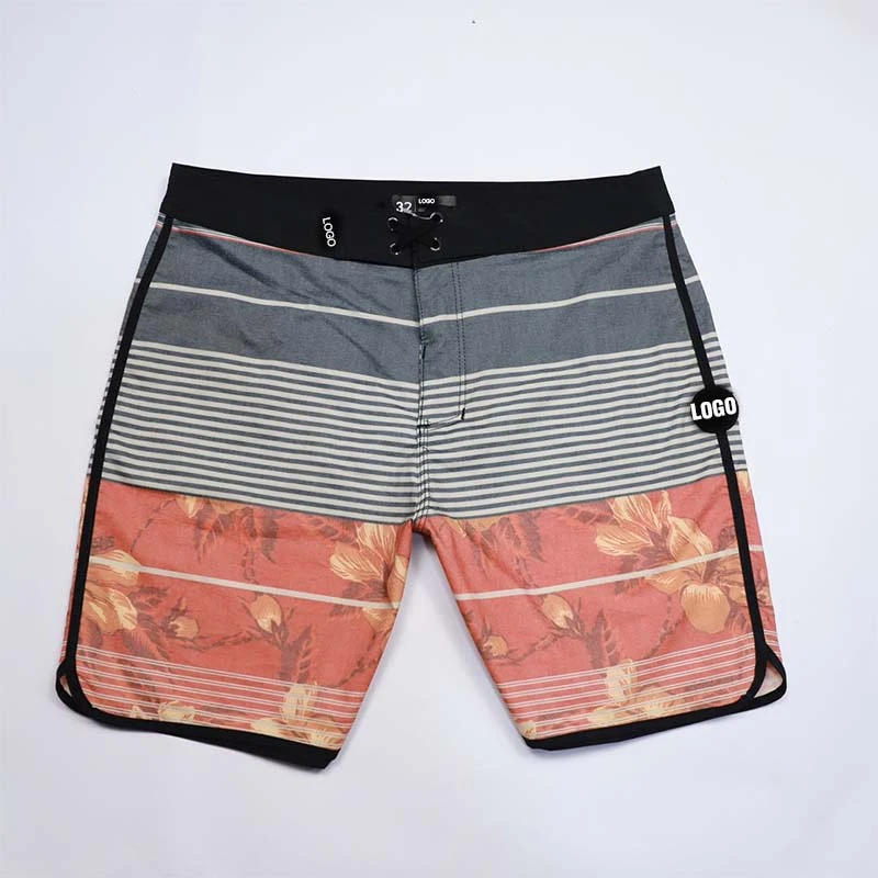 Мужские бермуды фирменные купальники пляжные шорты из спандекса 2020 в полоску