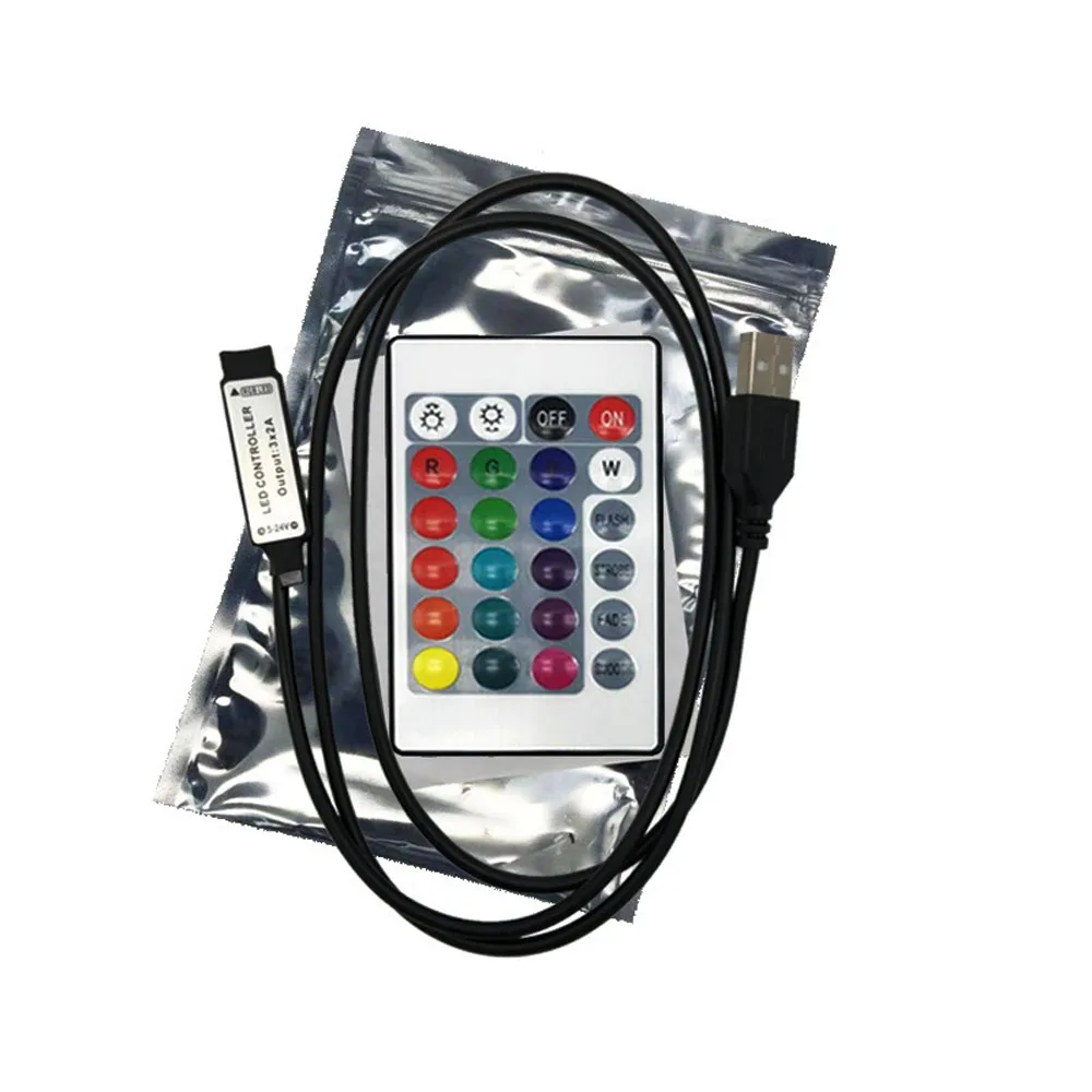 Светодиодный контроллер RGB с 24 клавишами 5 в ИК пульт дистанционного управления