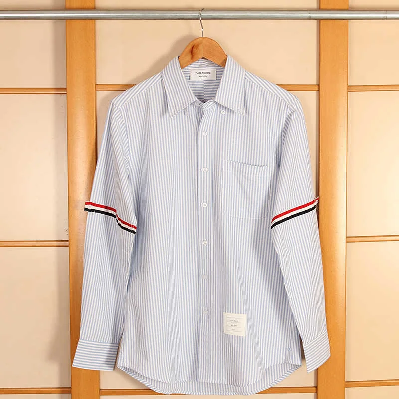 

Рубашка мужская приталенная с длинным рукавом ТБ в британском стиле