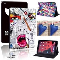 leather pu stand cover case for apple ipad 8 2020 8th generation 10 2 inch tablet drop resistance lightweight case shell