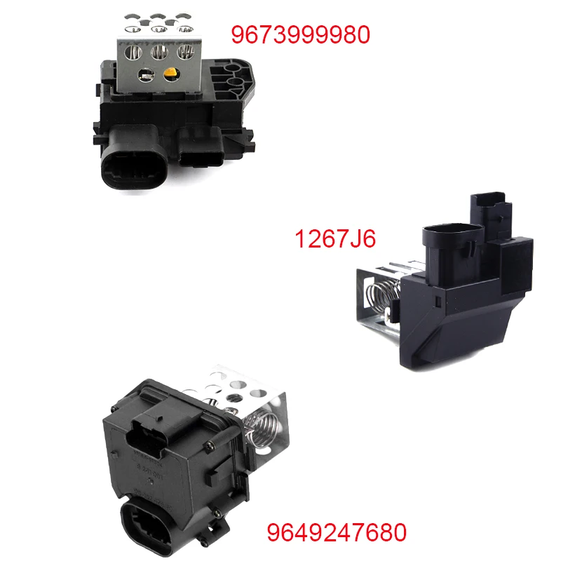 9649247680 9658508980 9659799080 1308CN 1267J6 9673999980 нагреватель вентиляторный резистор для Citroen Peugeot