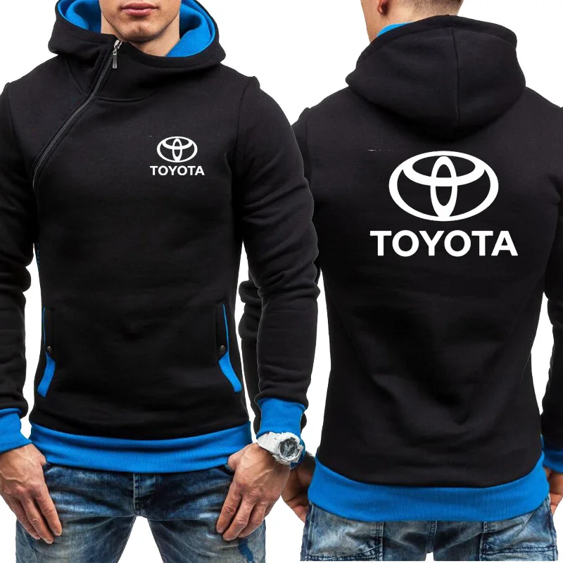 

Hoodies Men Toyota Car Logo Sweatshirt Hoody Fashion Spring Autumn Fleece Cotton Zipper Jacket HipHop Harajuku Male Clothing 378