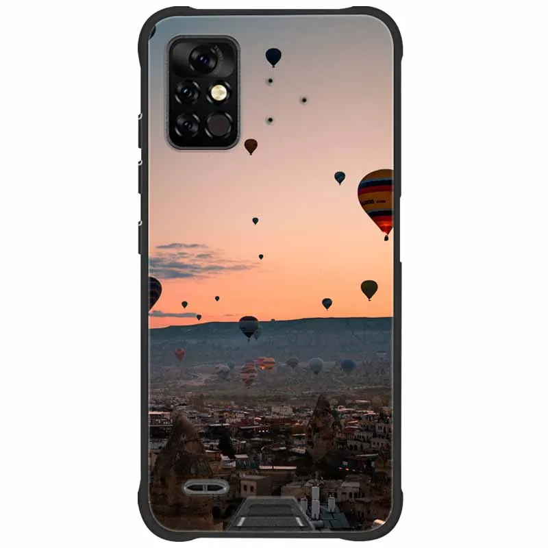 Для Umidigi Bison Pro Чехол Силиконовый пейзаж мягкая задняя крышка для мягкий чехол
