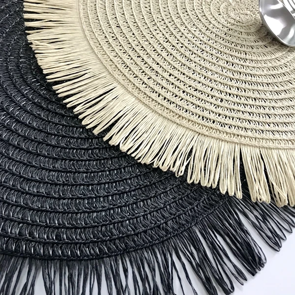 Northern Europe Macrame Cup Pad Bohemia Tablecloth Table Mat Pure Handmade Cotton Braid Non-slip Insulation Coaster for Kitchen | Дом и сад