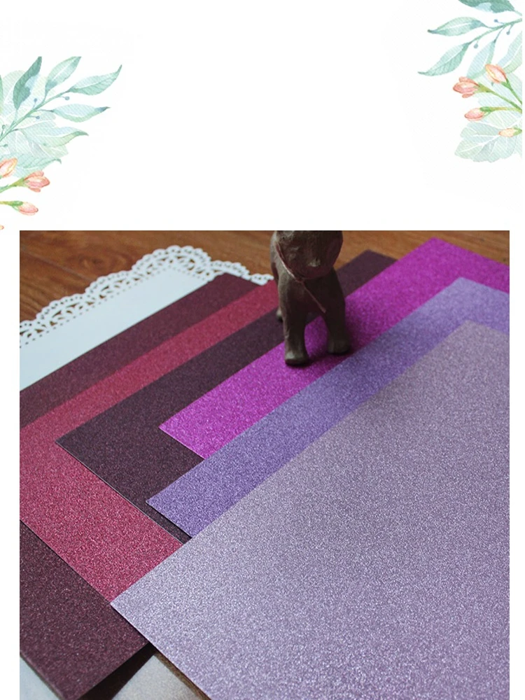 

Фиолетовая коллекция, Высококачественная фотобумага, A4, 24 листа, карточка, Подарочная открытка для вечерние НКИ, декор «сделай сам», упаковк...