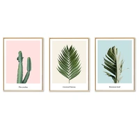 nordic decoration green plant cactus wall art canvas posters painting prints picture for living room morden art home decor