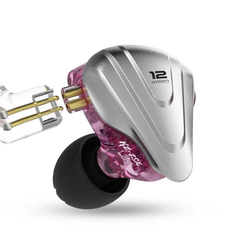KZ ZSX 12 драйверы 5BA + 1DD наушники Терминатор HiFi монитор DJ Super Bass/Hybrid 3 5 мм Проводные