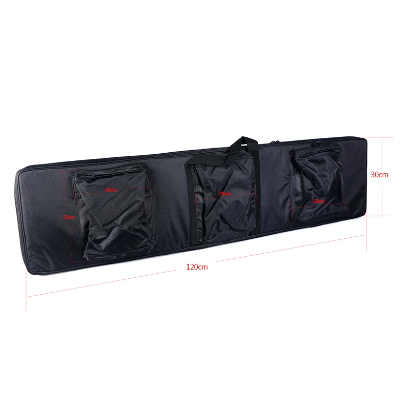ohhunt 120cm 47 inch Shot~Gun Carrying Tactical Hunting Rifle Bags Polyester Construction Air Gun Protection Case Holsters Black | Спорт и