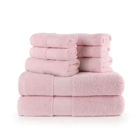 8 pcs bath towels soft cotton towel kit super absorbent large bath towel washing face bath household washcloths home textiles