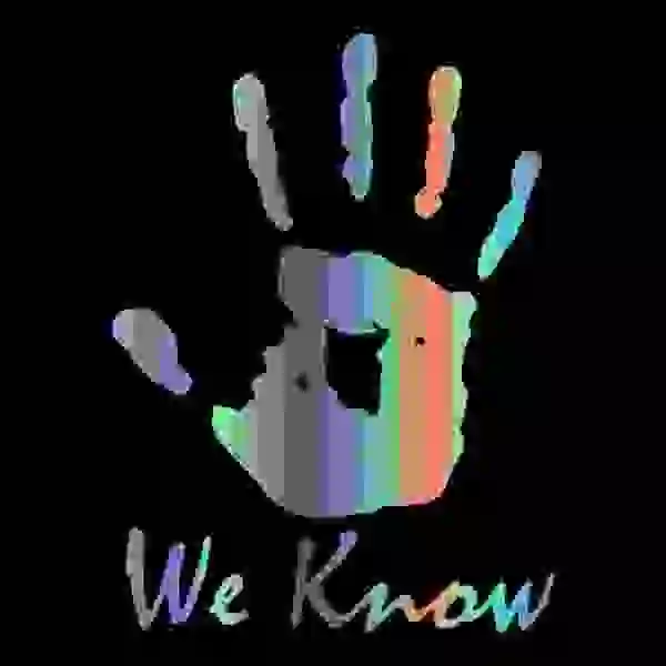 Автомобильная наклейка ладонь мы знаем s из ПВХ декоративная для стайлинга