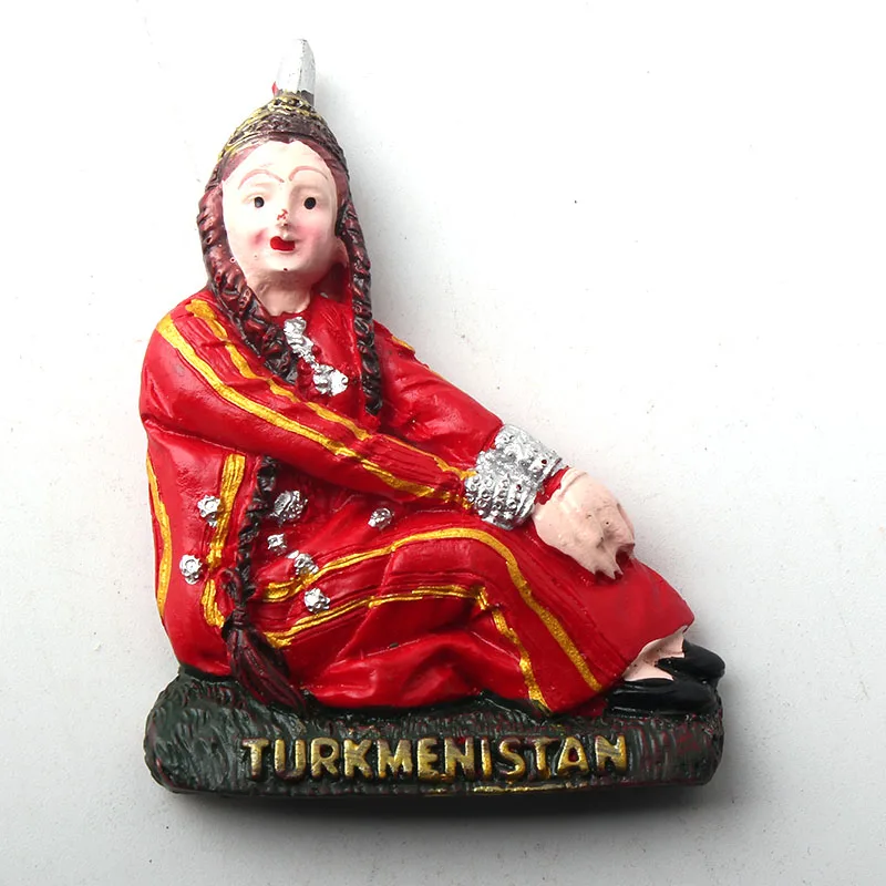 Креативные знаменитые туркеменские резиновые наклейки на холодильник магнитные