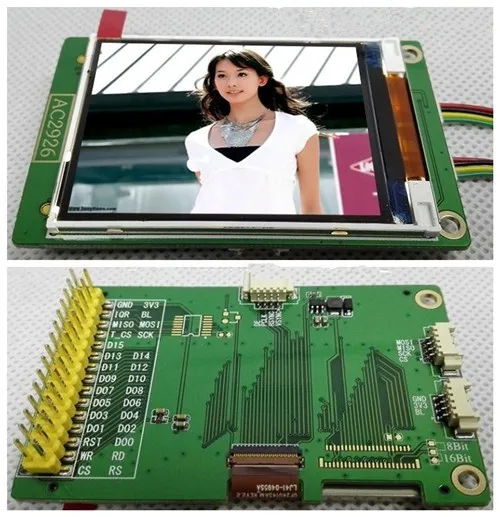 Maithoga IPS 2,4 дюймов SPI TFT ЖК-экран с адаптером платы S6D0154X Привод IC 240(RGB)* 320 - Цвет: Screen with Board