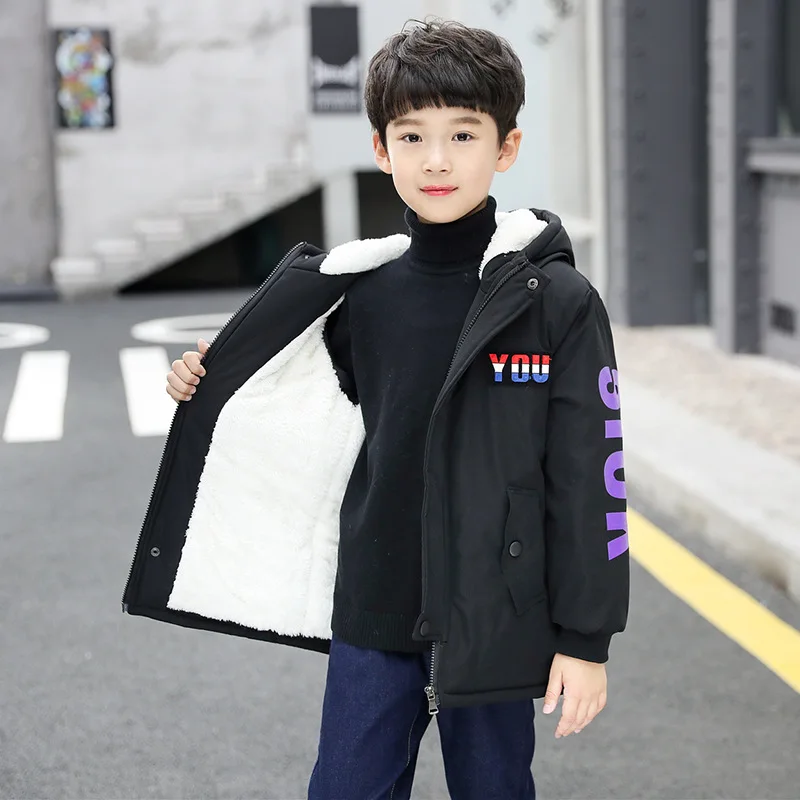 Новая зимняя детская одежда куртка в Корейском стиле коллекция 2019 года плотная