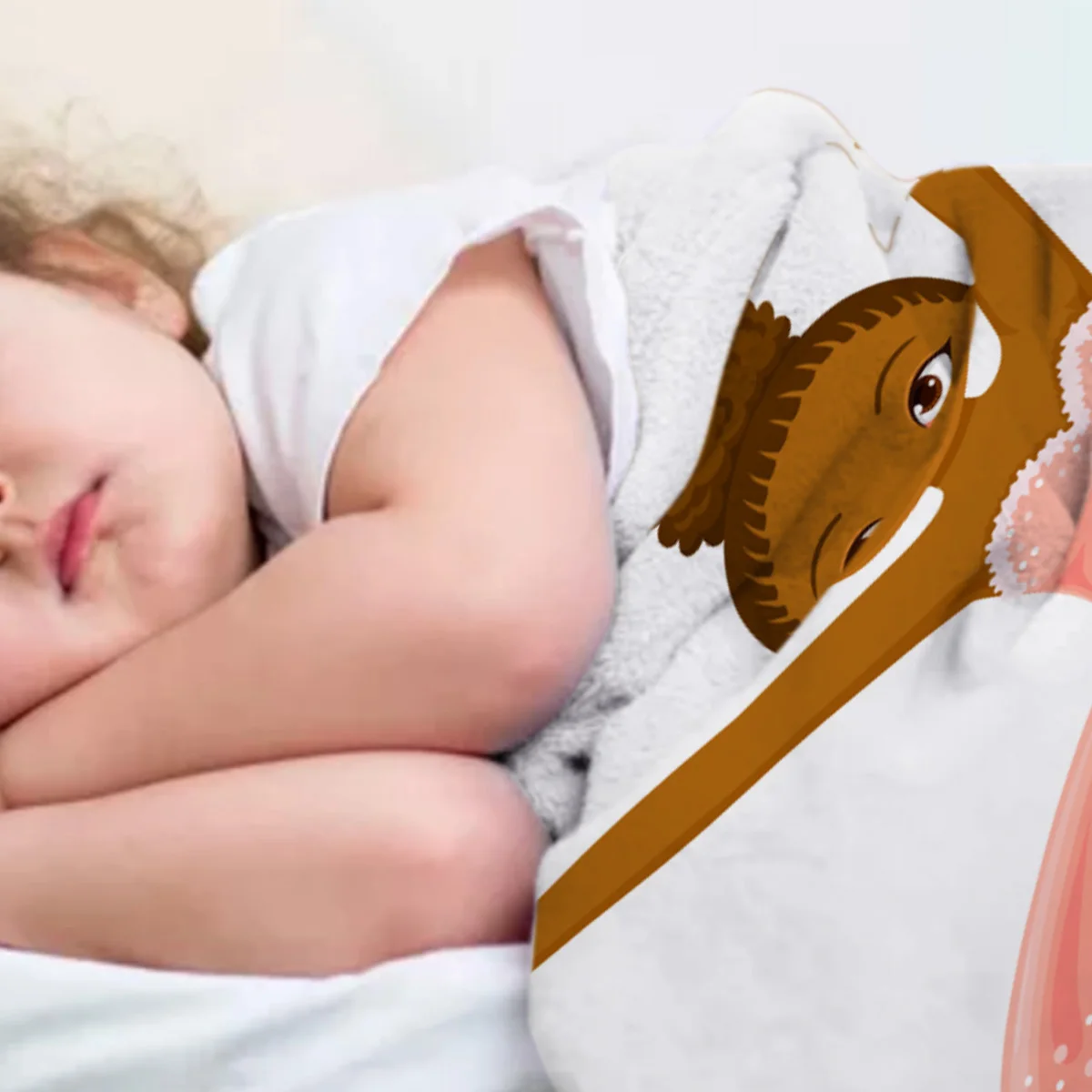 Мультфильм балет девочка дети маленький плед кидает флис пледы крышка Прочный