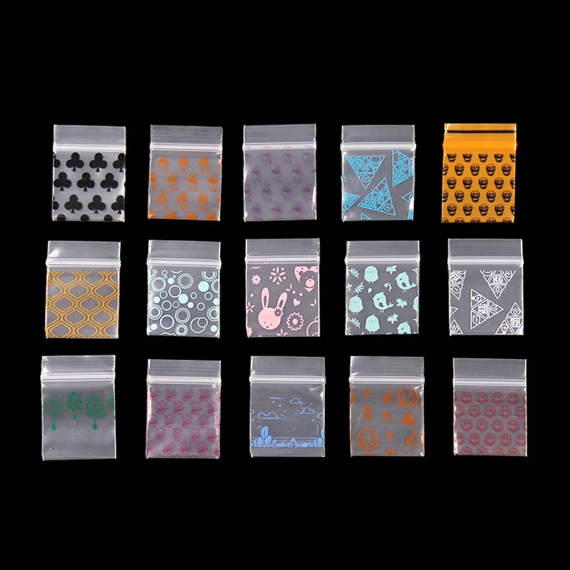 Пластиковый полиэтиленовый пакет для хранения украшений и порошков на