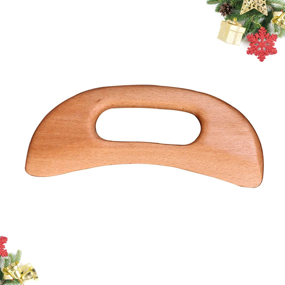 

Health Care Scrapping Massager Plates Practical Natural Beech Wooden Massager Roller for Body Leg