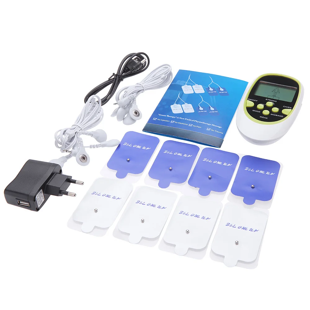 Двойной выход Мини Электронная физиотерапия для похудения тела десятки