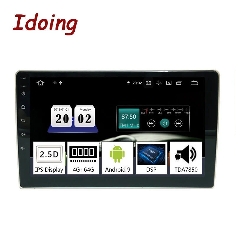 Idoing " 2.5D автомобильный Android 9,0 мультимедийный плеер для peugeot 307 307CC 307SW 2002-2013 PX5 4G+ 64G 8 Core gps навигация нет 2din