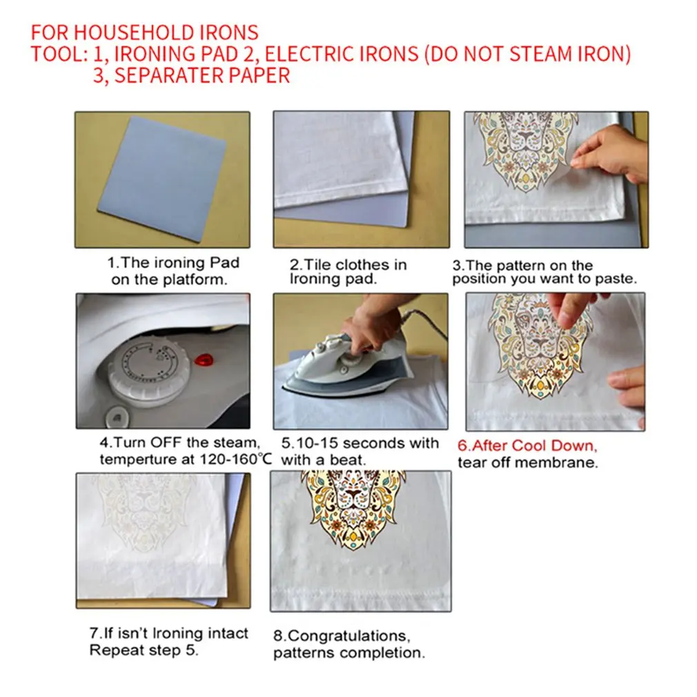 DIY патч теплопередача футболка переводная наклейка одноуровневая моющаяся