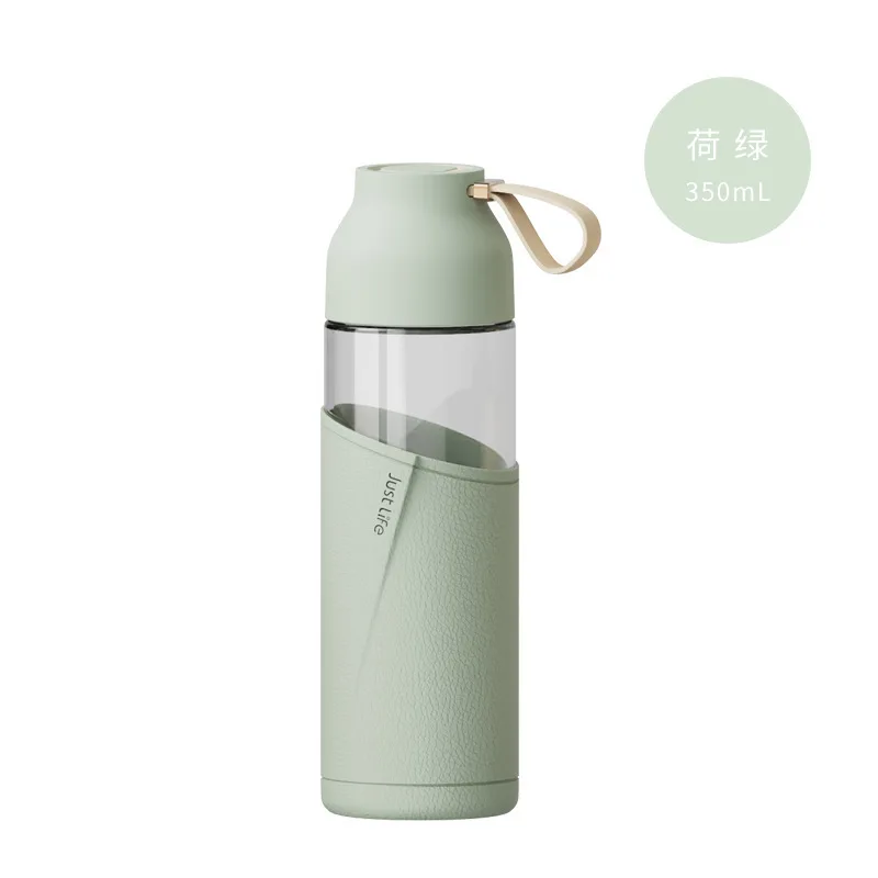 

New Korean Harajuku Style Mori Students Portable Water Cups Modern Minimalist Personality Creative Girl Glass Cups With Cup Sets