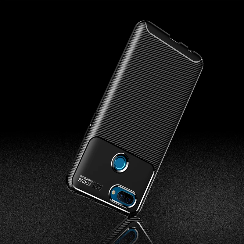 for oppo a12 case silicone slim carbon fiber anti knock phone case for oppo a12 cover realme a8 a91 a31 a12 ace2 a92s a52 case free global shipping