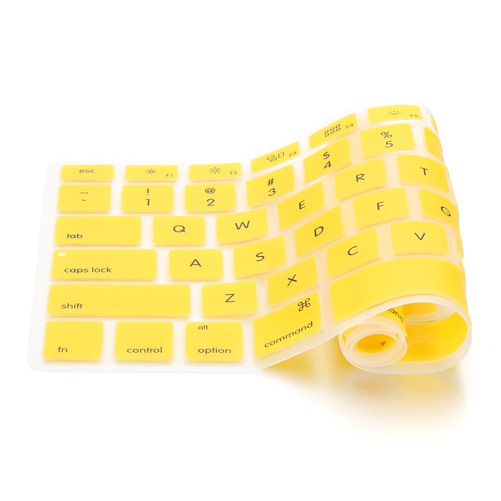 Силиконовый чехол для клавиатуры Apple Macbook Pro Air защитная пленка карамельных цветов