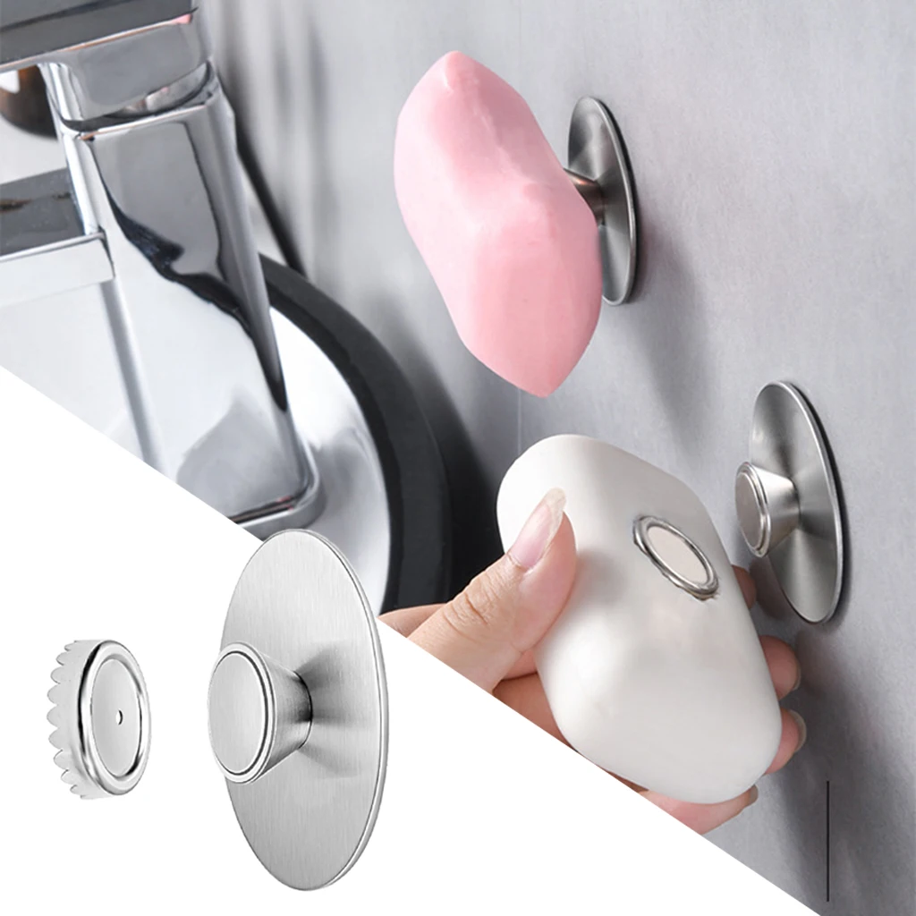 

Rustproof Home Magnetic Powerful Soap Dish Holder Hanging Tool Soap Dish New