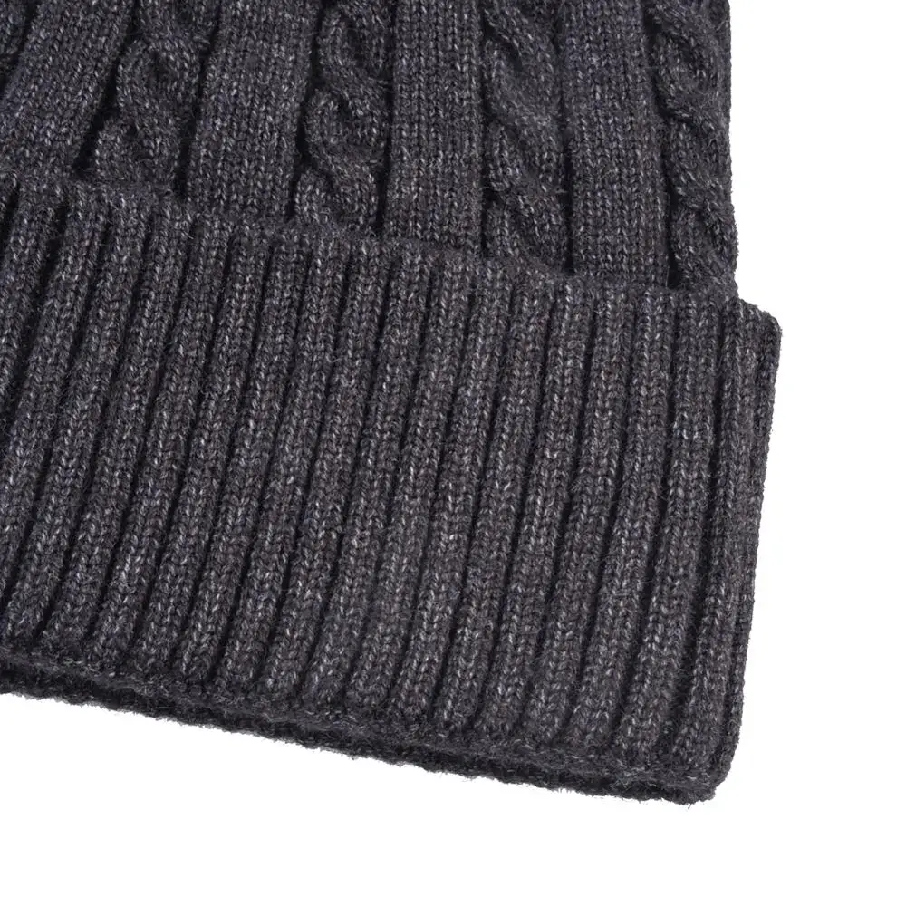 TQMSMY мужские шапки-бини Осенние вязаные шапки зимние теплые одноцветные