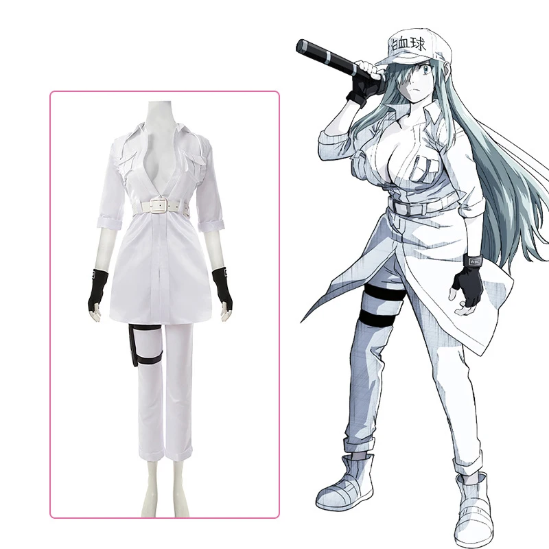 Женский костюм для косплея из аниме кровяные клетки | Тематическая одежда и