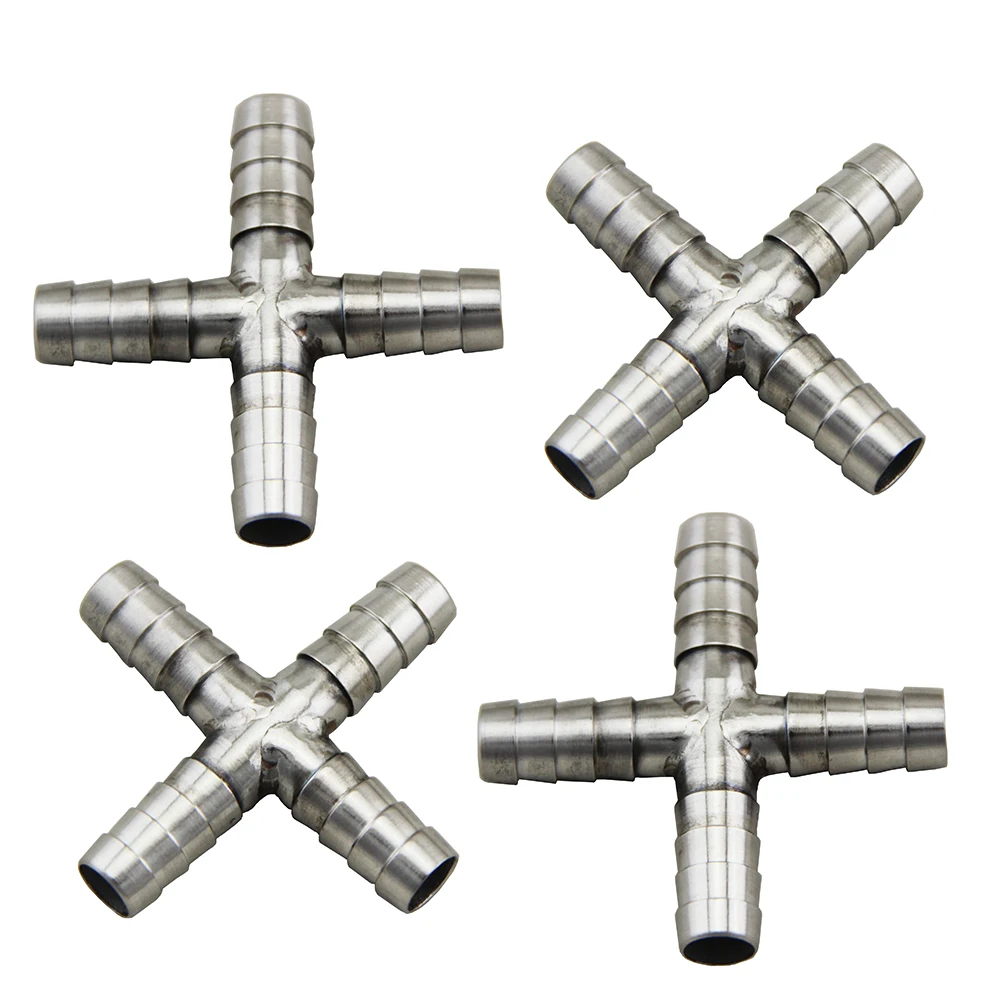 2PCS New High Quality Stainless Steel Fitting For Draft Beer Lines 3/8'' Kegerator Hose Line Splitter Home Brew Accessories | Спорт и