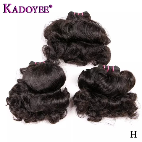 Funmi Hair Надувные вьющиеся волосы, искусственные бразильские волнистые волосы, Реми кудрявые волосы для наращивания, человеческие волосы 10-20 дюймов для черных женщин