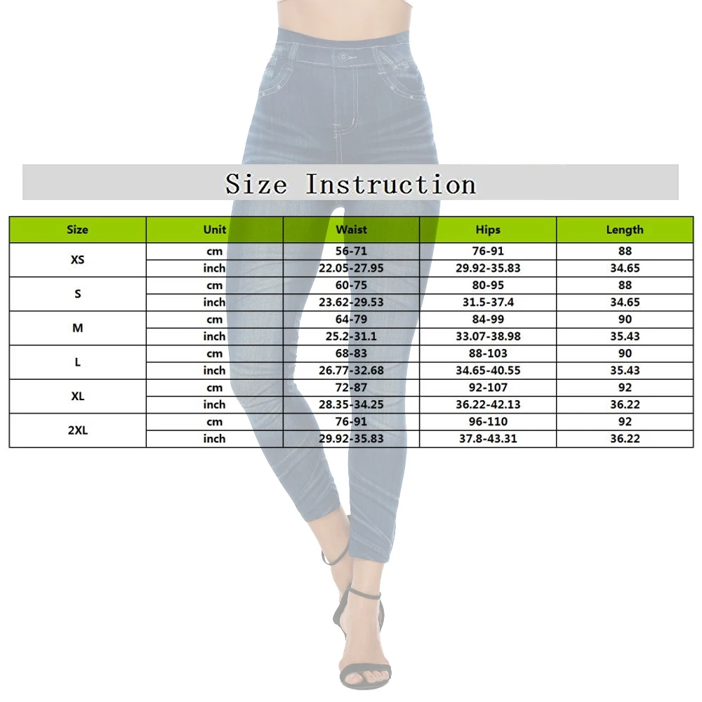 Женские винтажные джинсовые леггинсы с рисунком низкой посадкой бесшовные