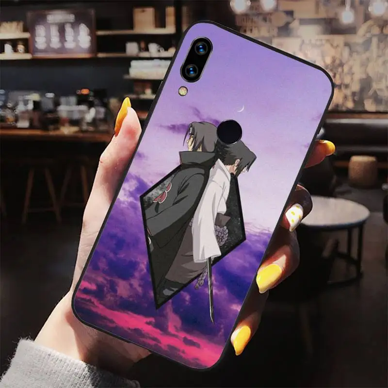 

Hot anime Naruto Sasuke Phone Case For Xiaomi Redmi note 4 4X 8T 9 9s 10 K20 K30 cc9 9t pro lite max