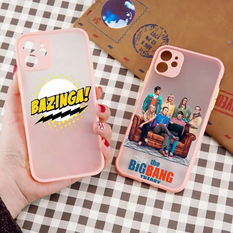 

The Big Bang tv show cartoon Phone Case matte transparent For iphone 7 8 11 12 13 plus mini x xs xr pro max cover