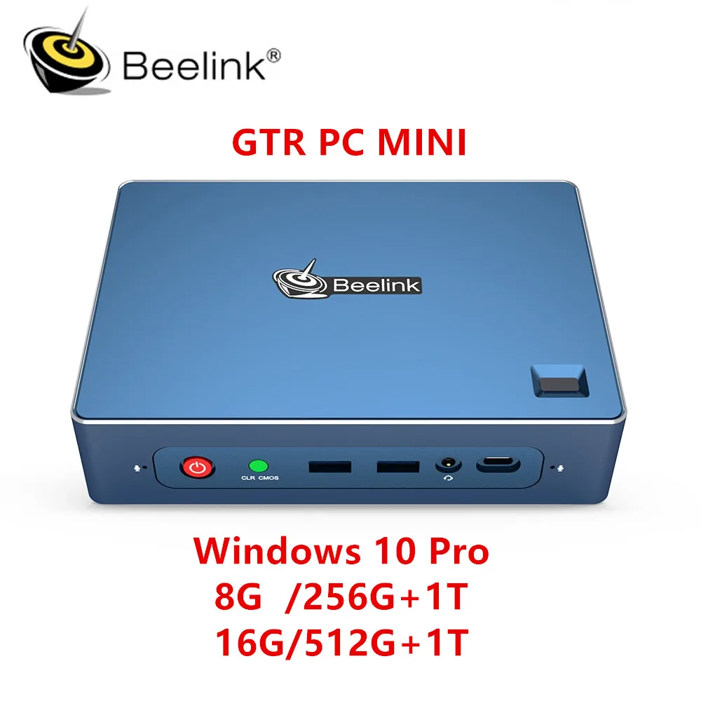 Настольный мини ПК Beelink GT R AMD Ryzen 5 3550H 8 ГБ/16 ГБ DDR4 256 ГБ/512 SSD ТБ Wi Fi 6 Windows 10 сканер