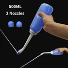 Вагинальный и анальный распылитель, персональный очиститель, ручное сиденье 500 мл, туалет, биде, снасти, гигиена, мойка, путешествия, EVA, портативная бутылка